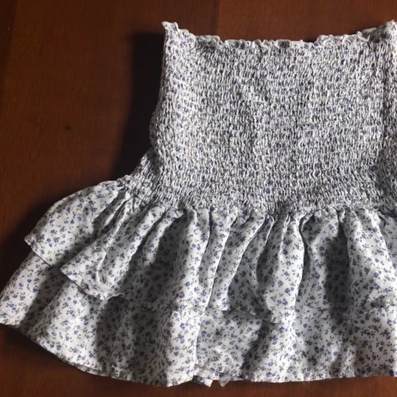 Garage Smocked Skirt - Picture 1 of 2